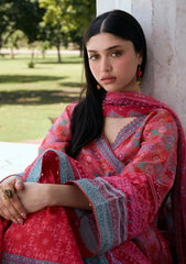 Lawn - Kahf Premium - Aangan Chiffon Prints 26 - KPS#03A - TABEER