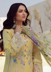 Lawn - Marwat Textiles - Gulmina - Unstitched 25 - D#02 - Daffodils