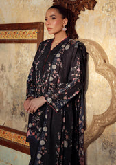 Winter - Sahar - Elara - Fall Printed - 3 Pcs - AW1-25-01 - Blue Noir Bloom
