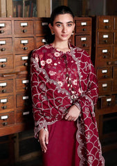 Winter - Cross Stitch - Linen Unstitched 25 - LIN#104 - BERRY LUXE