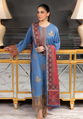 Winter Collection - Rang Rasiya - Carnation Khaddar Shawl - Malaha - D#05