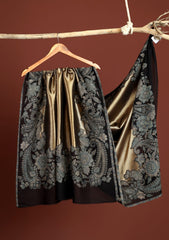 Pashmina Zari Jamawar Shawl D - 64 - Black