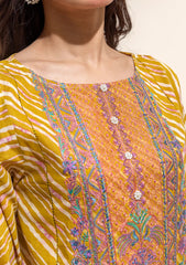 Lawn - Beechtree - Summer Unstitched - BT5S23U66 - Vivid Mustard