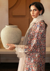 Lawn - Afrozeh - Day Break - Printed Kari - AL-25-V11-12