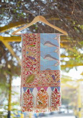 Digital Printed Wool Shawl D - 05 - Red