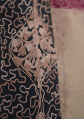 Pashmina Ari Work Shawl D - 154S - BROWN