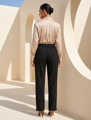 Pret - Moven - Cotton Linen Trouser - Black