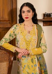 Lawn - Asifa & Nabeel - Meraki Vintage 25 - Nimbu Pani (MVL25-04)