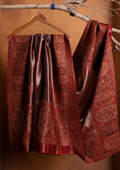 Pashmina Zari Jamawar Shawl D#01 - Red