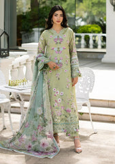 Lawn - Elaf Premium - Signature Embroidered 26 - Vol II - ESG#06A - JADE