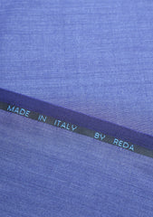 Reda Super 130's Wool Fabric - P Blue