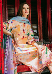 Lawn - Mushq - Hemline - La Dolce - Prints Vol-2 - HUN25#5A - ANGELS SONG