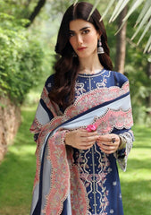 Winter Collection - Qalamkar - Qlinekari - Linen 24 - QLK24#06 - Cadhla