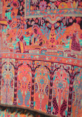 Pashmina Kaani Work Shawl D - 02 - L Purple