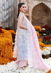 Lawn - Cross Stitch - Eid Edit 26 - LWN#118 - ROSE VEIL