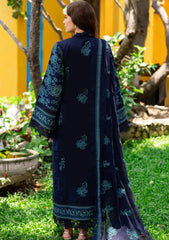 Lawn - Marjjan - Seraya - Embroidered 25 - MBL#23-A - NAVY BLUE