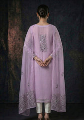 Formals - Riwaj - Fancy 26 - Chikankari & Mukesh - 2 Pcs - D#01 - Purple