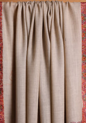 Pashmina Embroidered Border Shawl D#12 - Skin