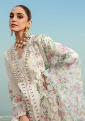 Lawn Collection - Saira Shakira - Crimson - Lawn 24 - D#4B - Dove's Song - Cloud