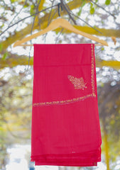 Pashmina Emboridered Shawl D - 61E - Red