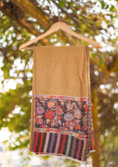 Pure Pashmina Kaani Jamawar Shawl D - 57 - Golden