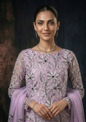 Formals - Riwaj - Fancy 26 - Chikankari & Mukesh - 2 Pcs - D#01 - Purple