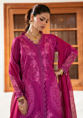 Lawn - Naqsh - Chikankari Festive 26 - D#00201 - Fuchsia Pink