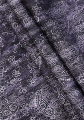 Elite Men Yarn Count Digital Selvage Satin Cotton Fabric - P Multi