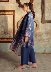 Winter - Sahar - Elara - Fall Printed - 3 Pcs - AW1-25-02 - Pink Sky Garden