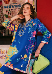 Lawn - Mushq - Hemline - La Dolce - Prints Vol-2 - HUN25#10A - FLOWER OF LIFE