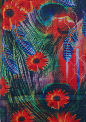 Digital Printed Wool Shawl D - 02 - Multi