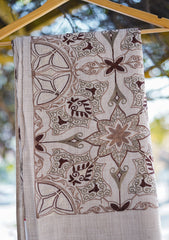 Wool Ari Work Shawl D - 6 - Skin