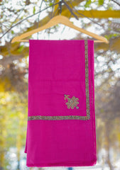 Pashmina Emboridered Shawl D - 61 - D Pink