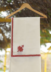 Pashmina Emboridered Shawl D - 151 - Off white