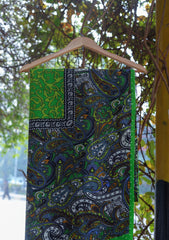 Digital Printed Wool Shawl D - 03 - Parrot