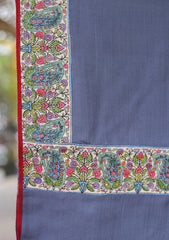 Pashmina Patch Work Shawl D - 18 - D Grey