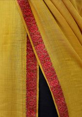 Pashmina Kashmiri Work Shawl D - 0008 - Golden