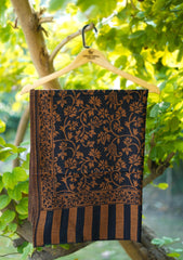 Pure Pashmina Kaani Jamawar Scarf D - 11 - B Golden