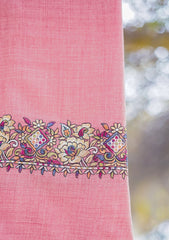 Pashmina Emboridered Shawl D - 65C - T Pink