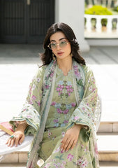 Lawn - Elaf Premium - Signature Embroidered 26 - Vol II - ESG#06A - JADE