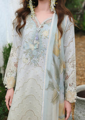 Lawn - Mushq - Hemline Secret Garden 26 - Beyond The Trail Of Petals - MB#411 - Ivory Botanica