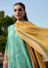Lawn - Kahf Premium - Aangan Chiffon Prints 26 - KPS#07A - NAZISH
