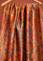 Pashmina Zari Jamawar Shawl D - 22 - Golden