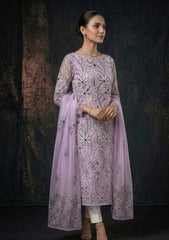 Formals - Riwaj - Fancy 26 - Chikankari & Mukesh - 2 Pcs - D#01 - Purple