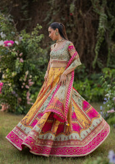 Winter Collection - Qalamkar - Luxe Silk 24 - UA-08 LUNA