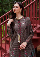 Winter - Marjjan - Bella 25 - Embroidered Karandi - MWK#41 B - GREY