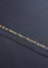 Loro Piana Super 150's Wool Fabric - D Blue