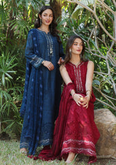 Lawn - Noor By Saadia Asad - Eid Luxury - Handwork Laserkari - NEH25#7A