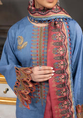 Winter Collection - Rang Rasiya - Carnation Khaddar Shawl - Malaha - D#05