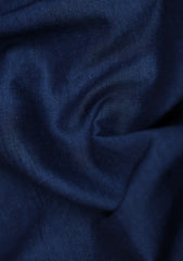Thai Egyptian Cotton Linen Fabric - Blue